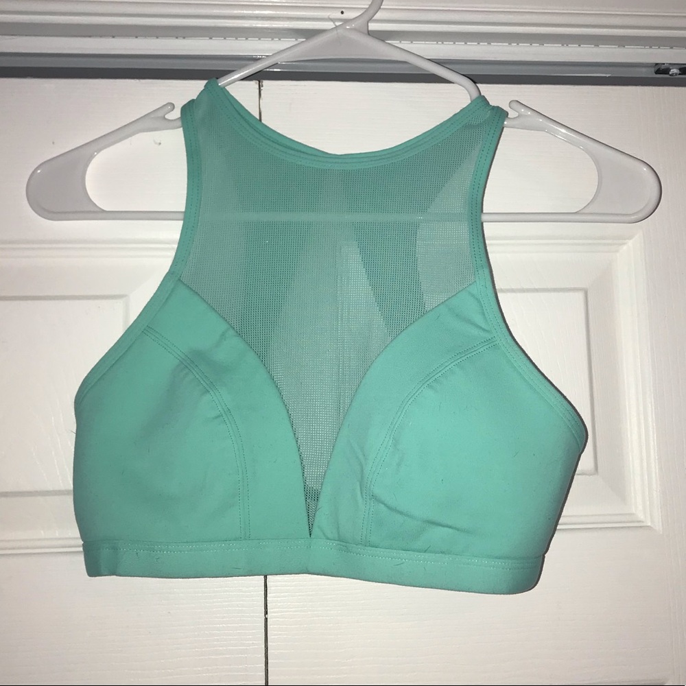 Teal sports bra
